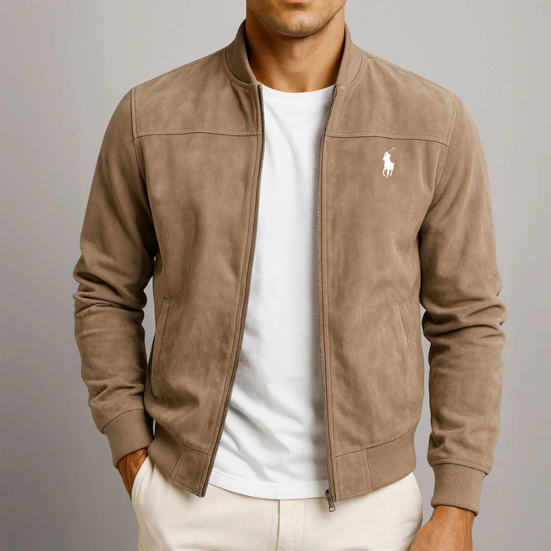 BLOUSON EN DAIM